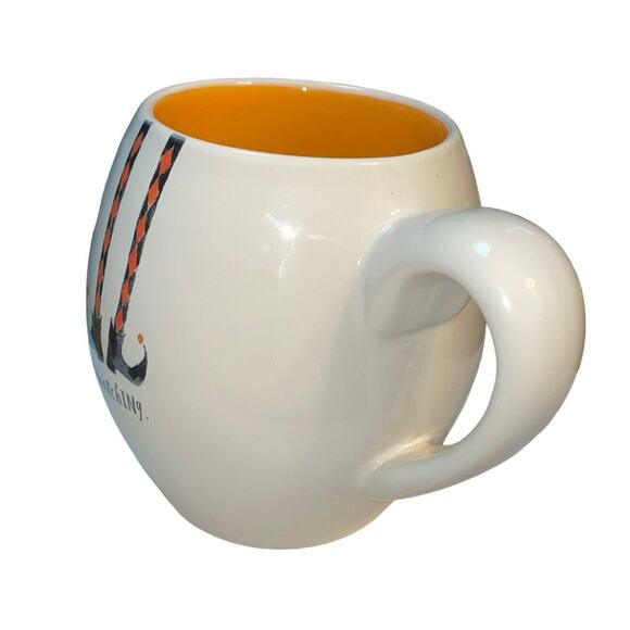 Rae Dunn Bewitching Mug Orange Inside Witch Boots Halloween Coffee Cup Ceramic - Picture 6 of 12